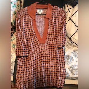 BDG womens orange and pink sweater